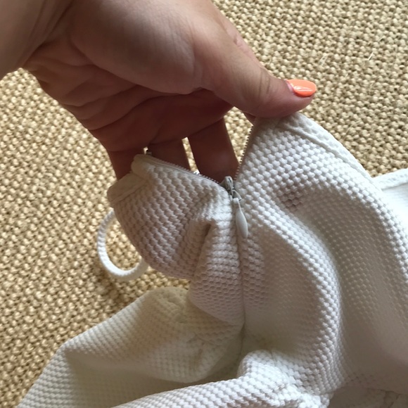 White Peplum Top - Picture 3 of 3